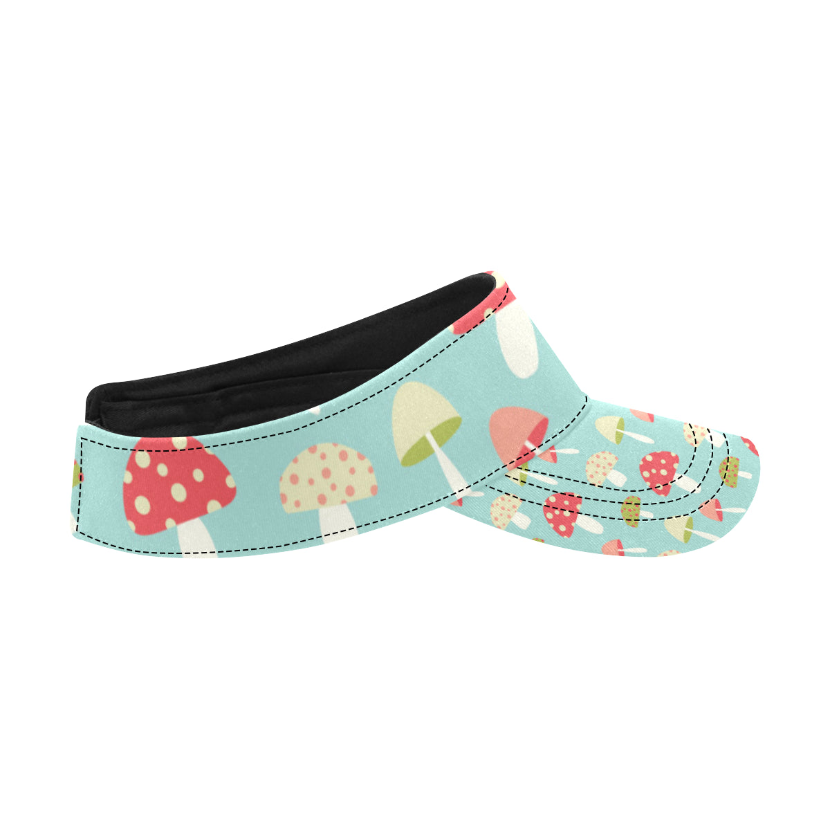 Mushroom Pattern Print Design A01 Unisex Sun Visor