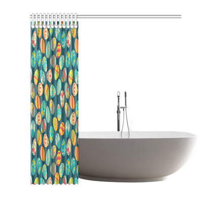 Easter Eggs Pattern Print Design RB09 Shower Curtain