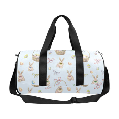 Rabbit Easter Eggs Pattern Print Design 03 Duffel Bag