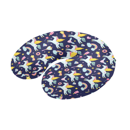 Pegasus Pattern Print Design 05 U-Shaped Travel Neck Pillow