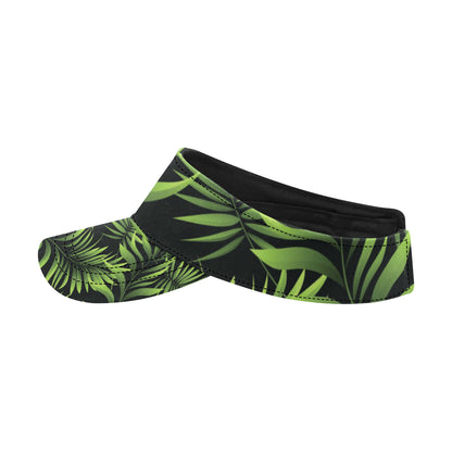 Palm Leaves Pattern Print Design PL07 Unisex Sun Visor