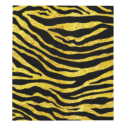 zebra Gold Premium Quilt