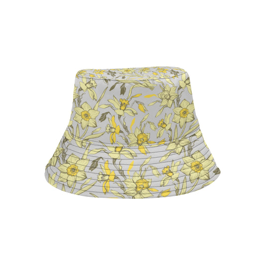 Daffodils Pattern Print Design DF05 Unisex Bucket Hat