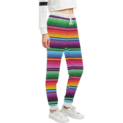 Mexican Blanket Colorful Print Pattern Unisex Sweatpants