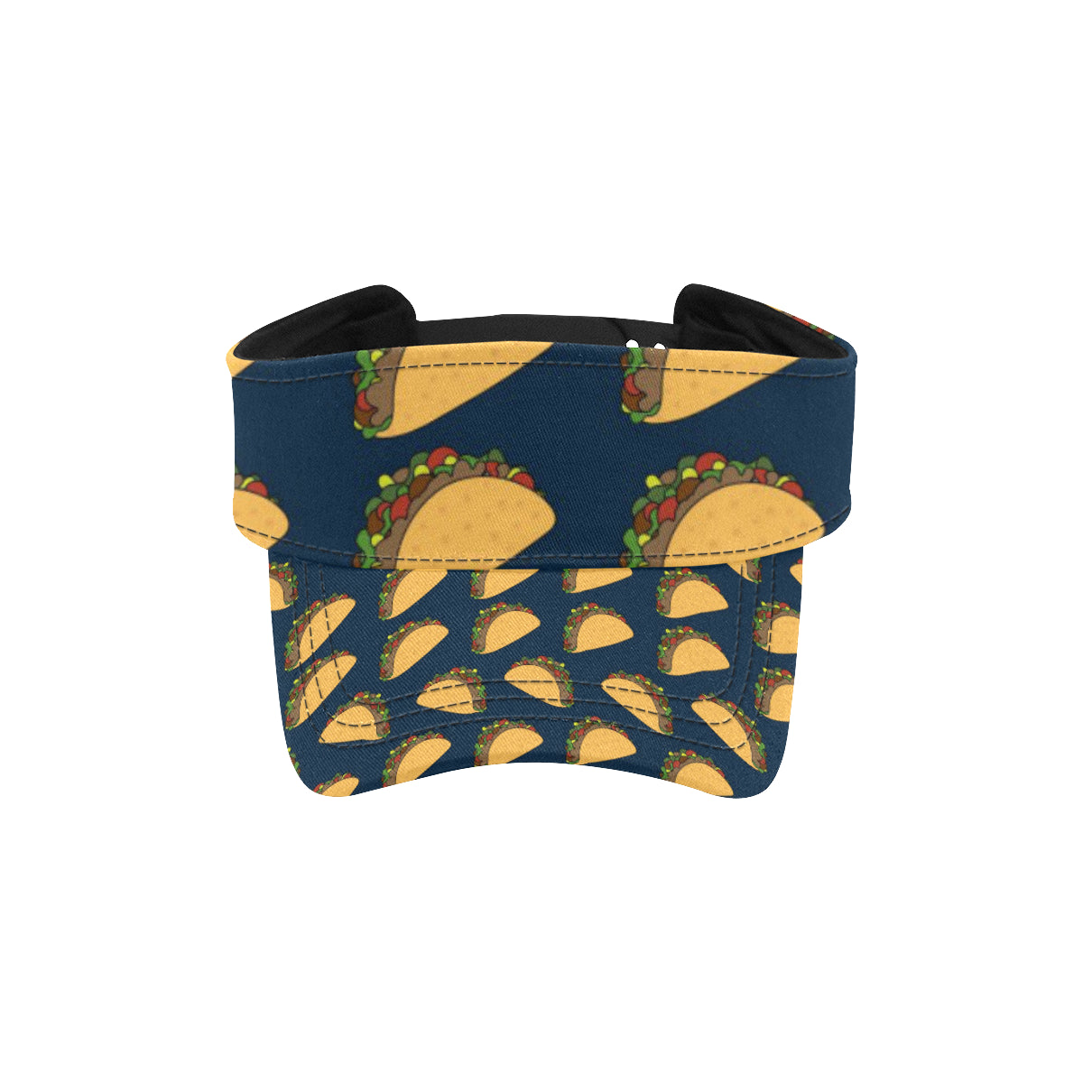 Taco Pattern Print Design TC04 Unisex Sun Visor