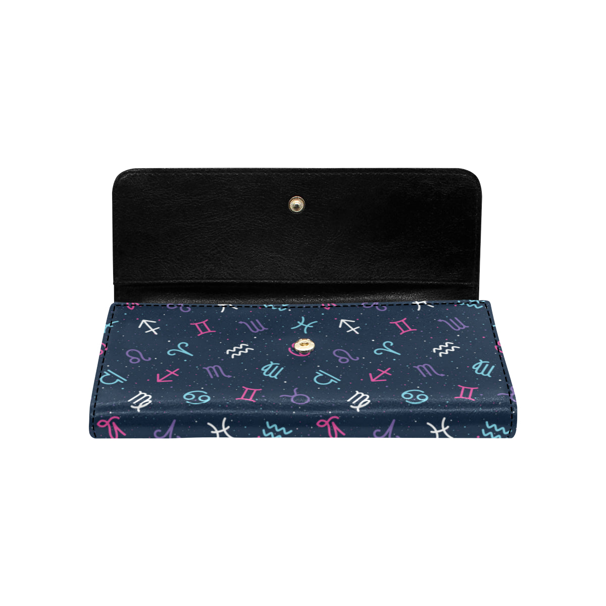 Constellation Pattern Print Design 04 Women's Trifold Wallet