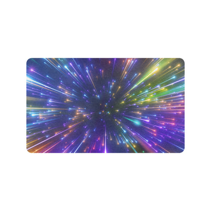 Celestial Rainbow Speed Light Rubber Doormat