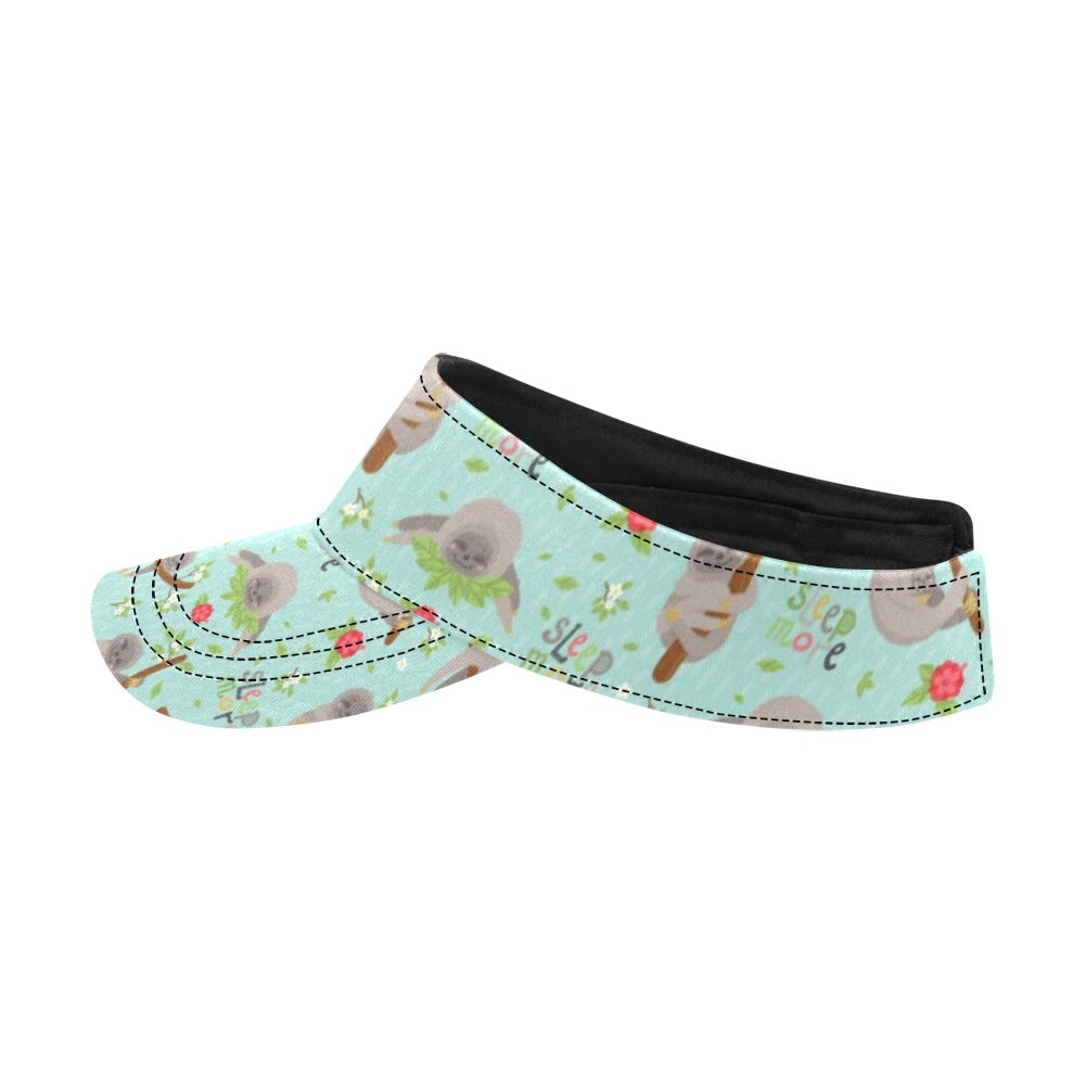 Sloth Print Design LKS305 Unisex Sun Visor