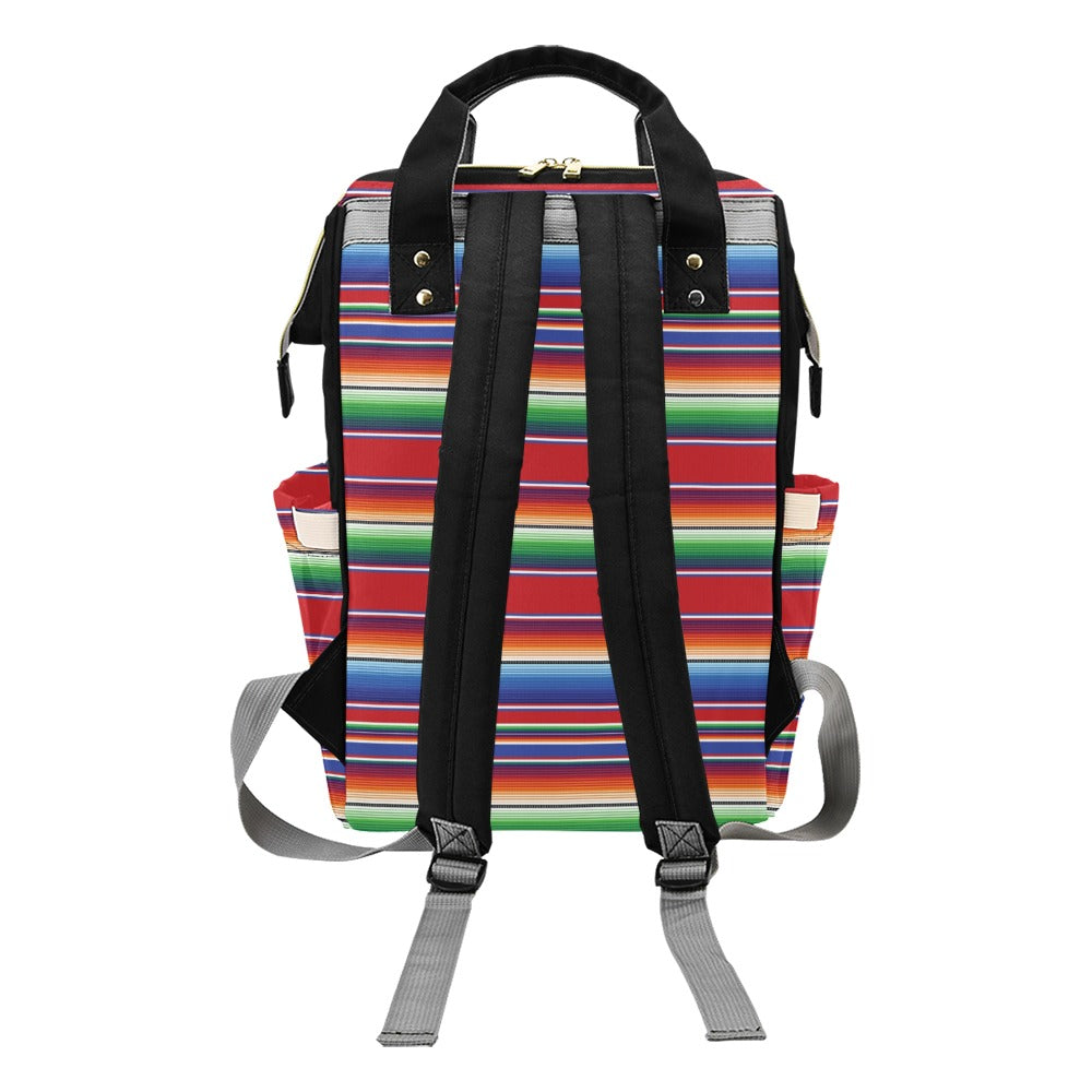 Serape Print Design LKS304 Diaper Bag Backpack
