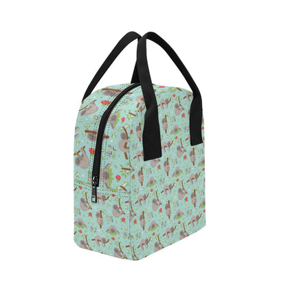 Sloth Print Design LKS305 Insulated Lunch Bag