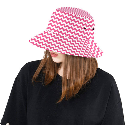 Chevron Print Design LKS402 Unisex Bucket Hat