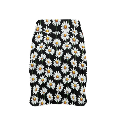 Daisy Print Pattern 17" Golf & Pickleball Skort with Pockets