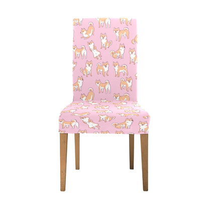 Shiba Inu Print Design LKS303 Dining Chair Slipcover