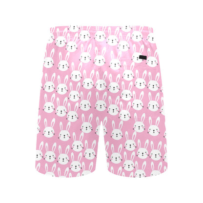 Rabbit Print Design LKS401 Men's Swim Trunks Beach Shorts