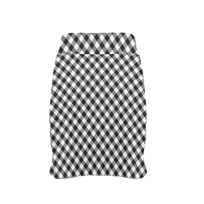 Gingham Print Design LKS402 17" Golf & Pickleball Skort with Pockets