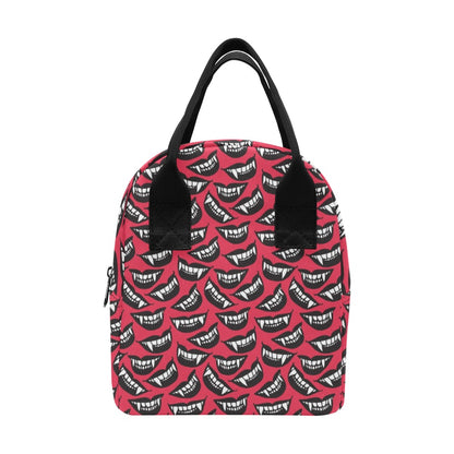 Vampire Lips Print Design LKS305 Insulated Lunch Bag