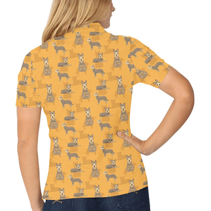 Berger Picard Pattern Print Design 01 Women's Polo Shirt