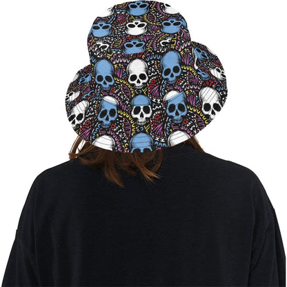 Skull Print Design LKS305 Unisex Bucket Hat