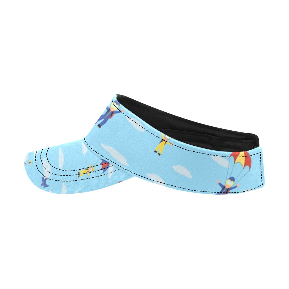 Skydiver Print Design LKS304 Unisex Sun Visor