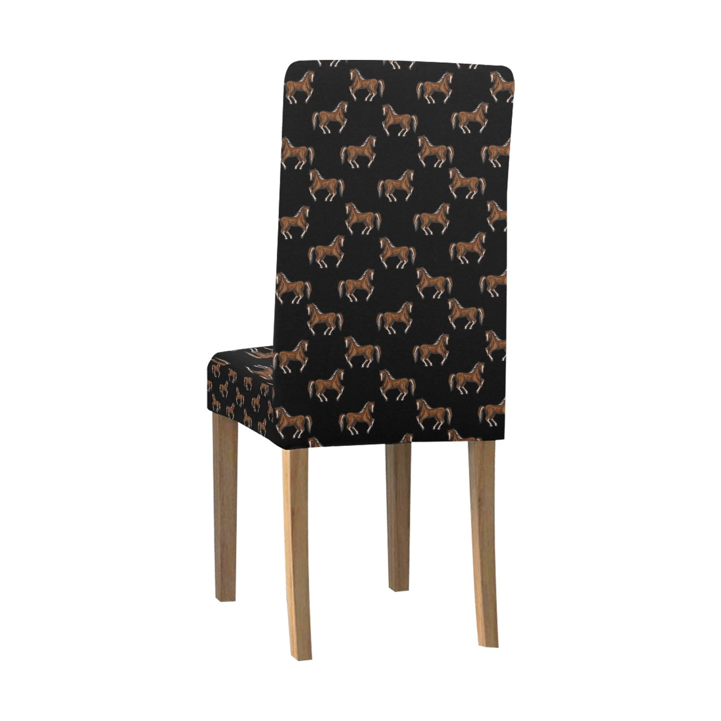 Horse Print Design LKS3010 Dining Chair Slipcover