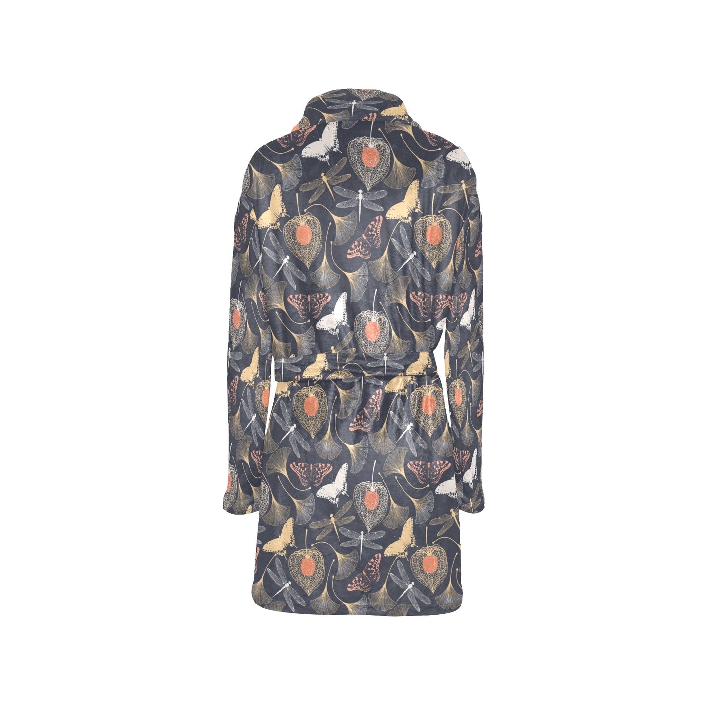 Dragonfly Print Design LKS404 Women's Fleece Robe