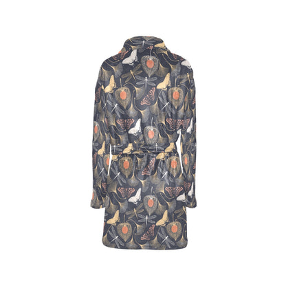 Dragonfly Print Design LKS404 Women's Fleece Robe