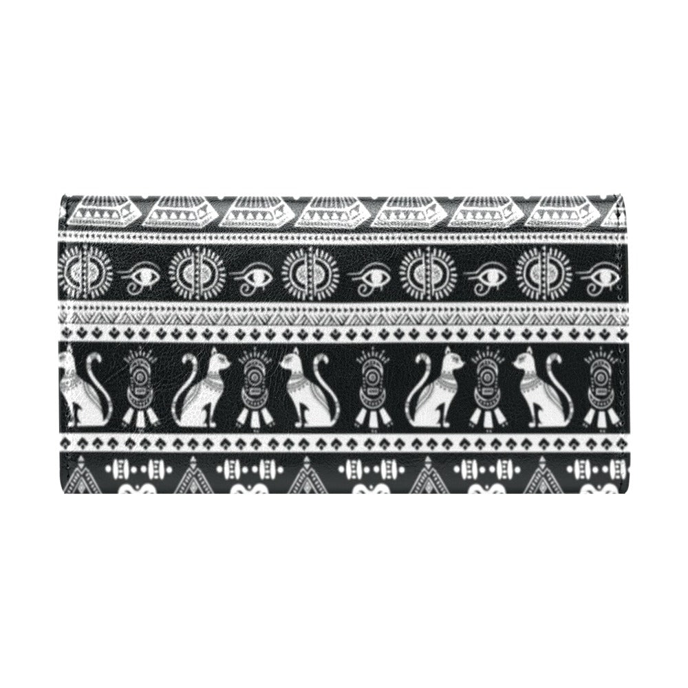 Tribal Pattern Print Design LKS305 Women's Trifold Wallet
