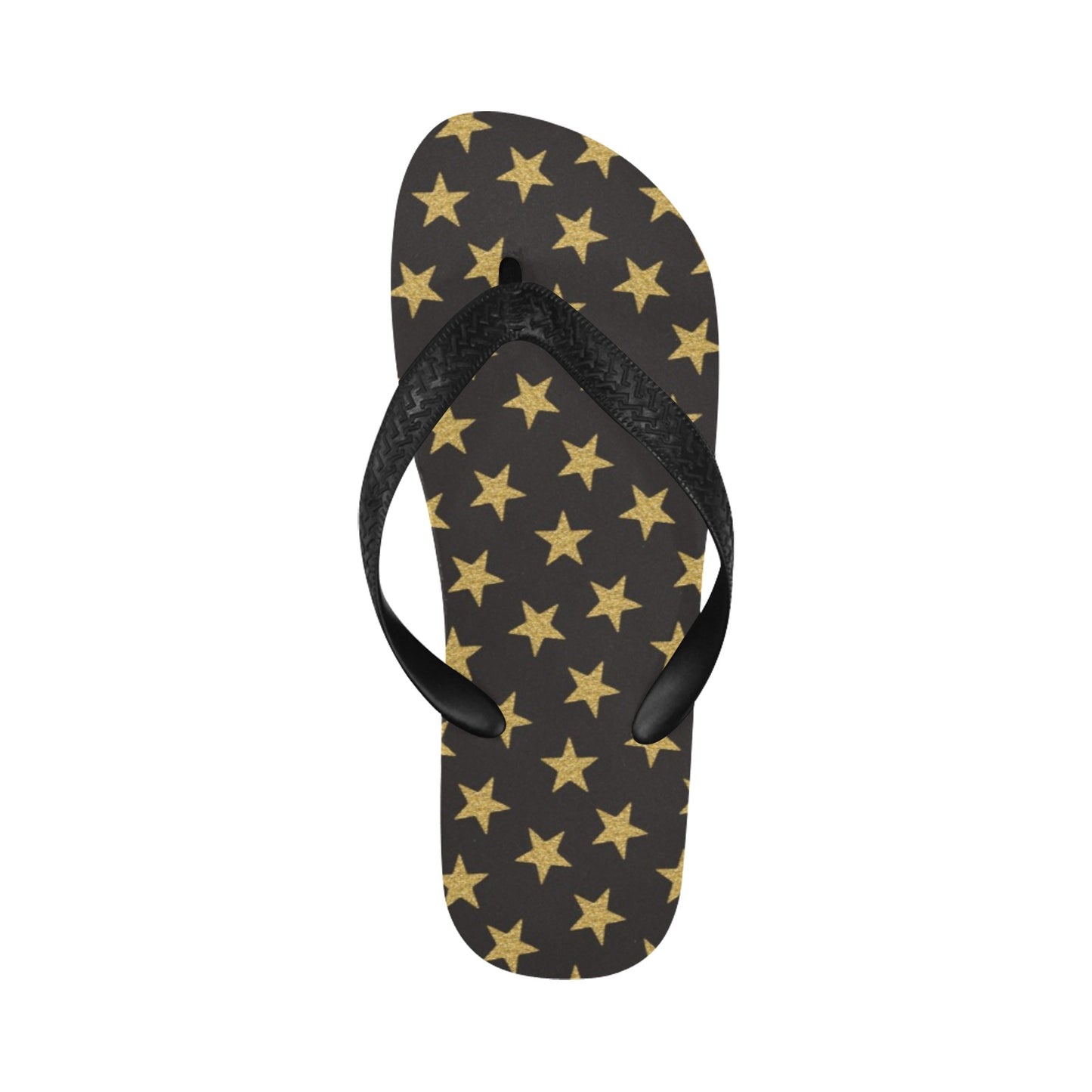 Star Gold Print Design LKS302 Flip Flops