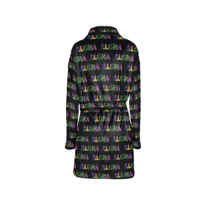 Aloha Hawaii Neon Women's Fleece Robe
