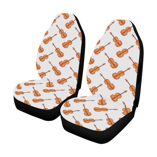 Violin Print Design LKS401 Car Seat Covers