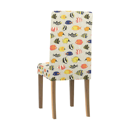 Angelfish Print Design LKS401 Dining Chair Slipcover