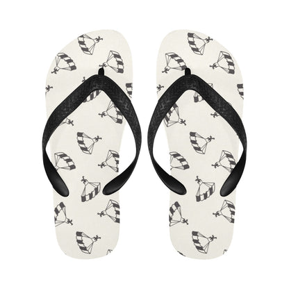 Skydiver Print Design LKS301 Flip Flops