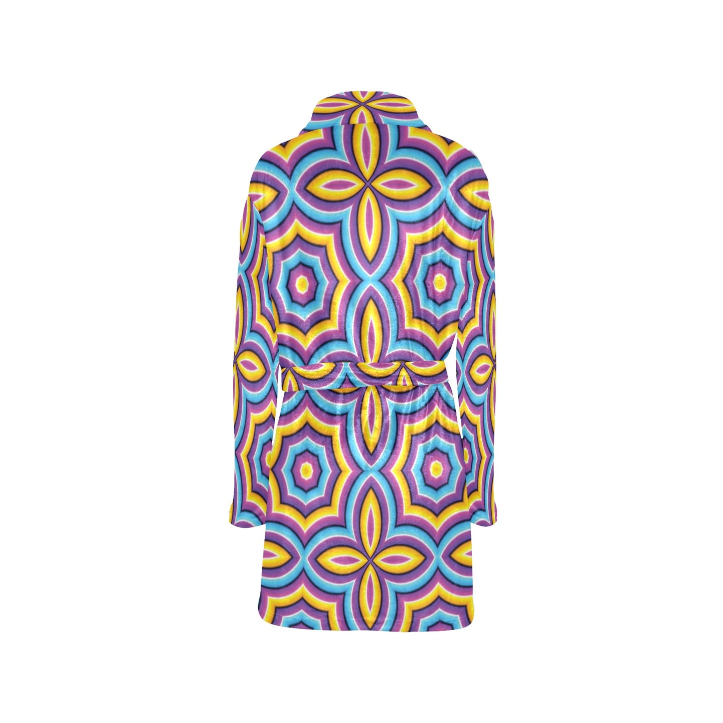 Optical illusion Pattern Print Design A03 Women's Fleece Robe