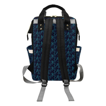 Vikings Print Design LKS302 Diaper Bag Backpack