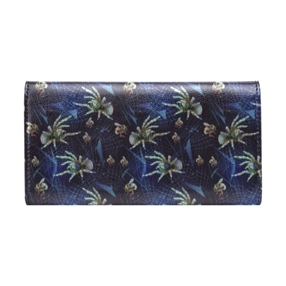 Tarantula Print Design LKS401 Women's Trifold Wallet