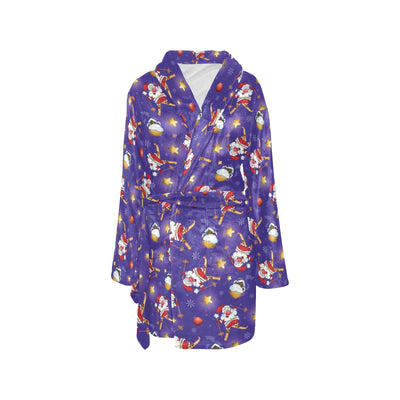 Ski Print Design LKS308 Women's Fleece Robe