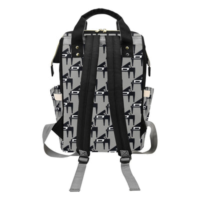 Piano Print Design LKS404 Diaper Bag Backpack