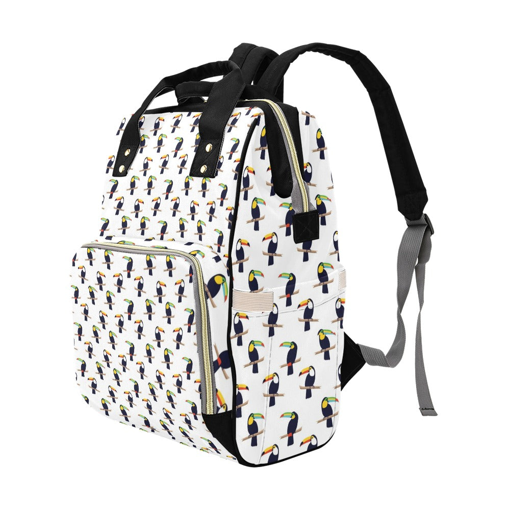 Toucan Print Design LKS305 Diaper Bag Backpack
