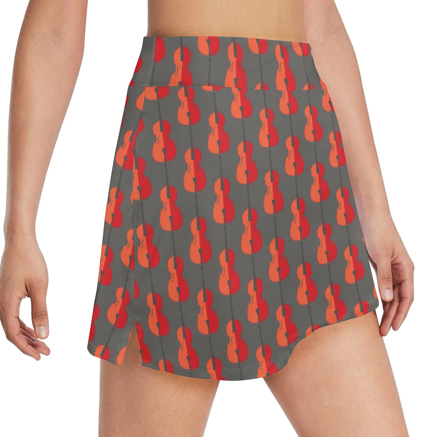 Cello Print Design LKS401 17" Golf & Pickleball Skort with Pockets
