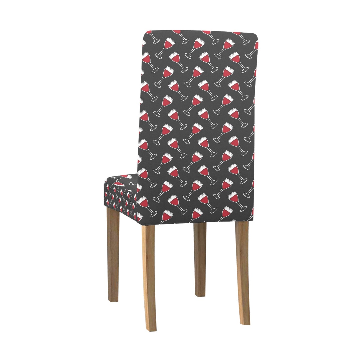 Wine Print Design LKS308 Dining Chair Slipcover