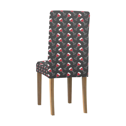 Wine Print Design LKS308 Dining Chair Slipcover
