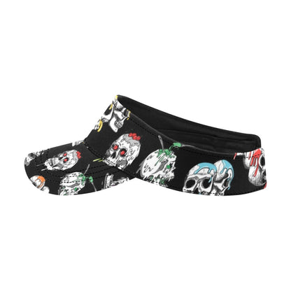 Skull Print Design LKS3013 Unisex Sun Visor
