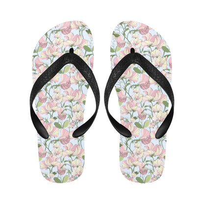 Sweet Pea Print Design LKS304 Flip Flops