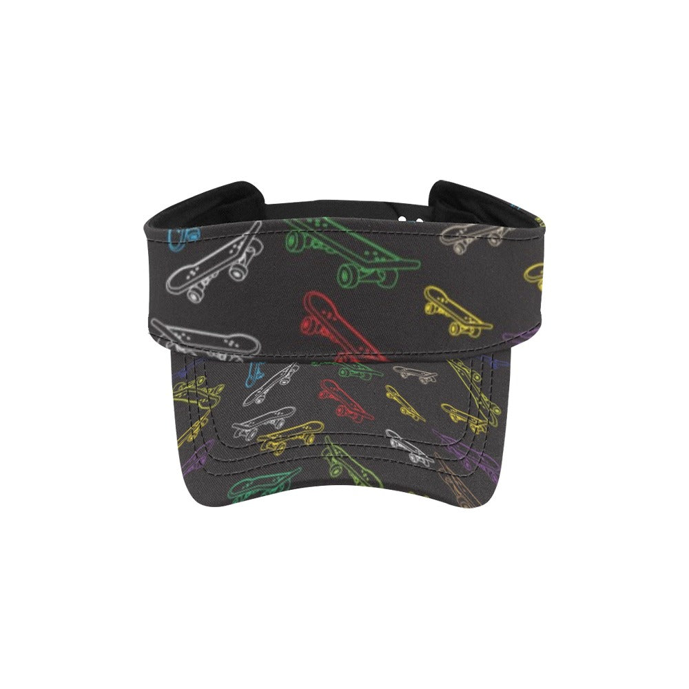 Skateboard Print Design LKS301 Unisex Sun Visor