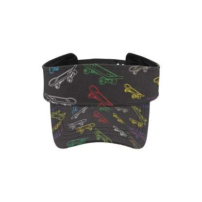 Skateboard Print Design LKS301 Unisex Sun Visor