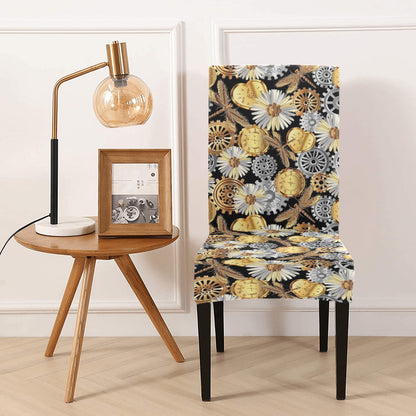 Steampunk Dragonfly Print Design LKS302 Dining Chair Slipcover