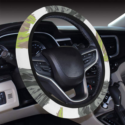 Skye Terriers Print Design LKS301 Steering Wheel Cover with Elastic Edge