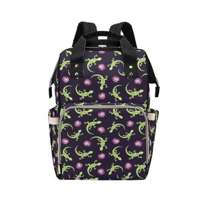 lizard Print Design LKS402 Diaper Bag Backpack