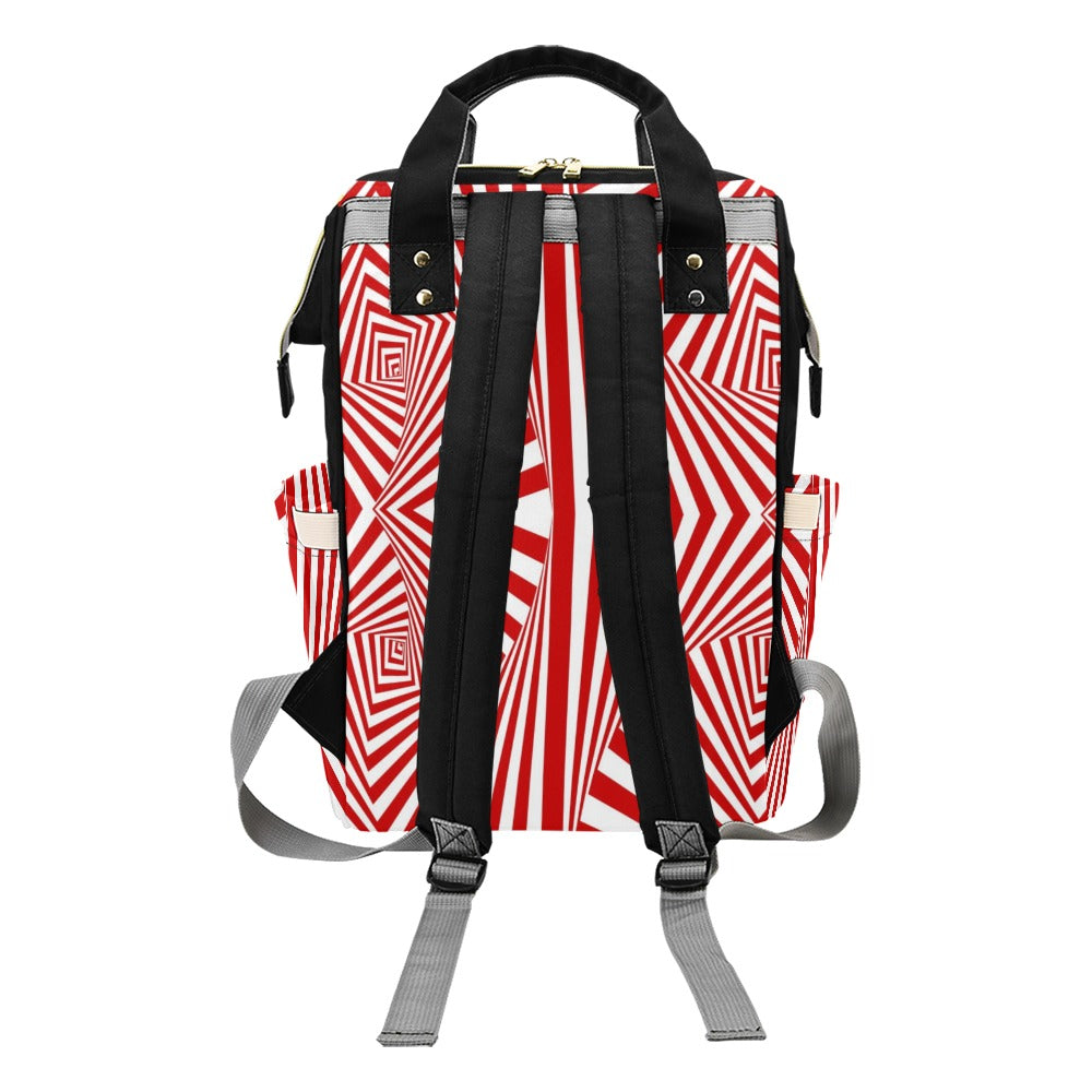 Vortex Print Design LKS304 Diaper Bag Backpack