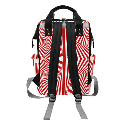 Vortex Print Design LKS304 Diaper Bag Backpack